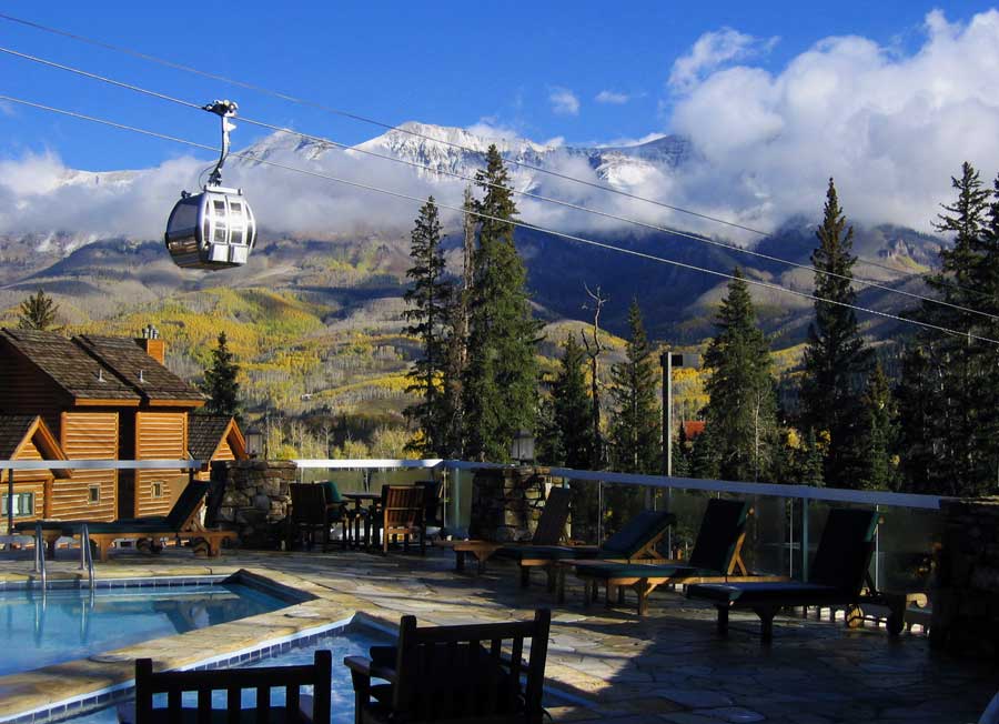 Mountain Lodge at Telluride: Adjoining ski-in-ski-out condos for partnership/exchange opportunity